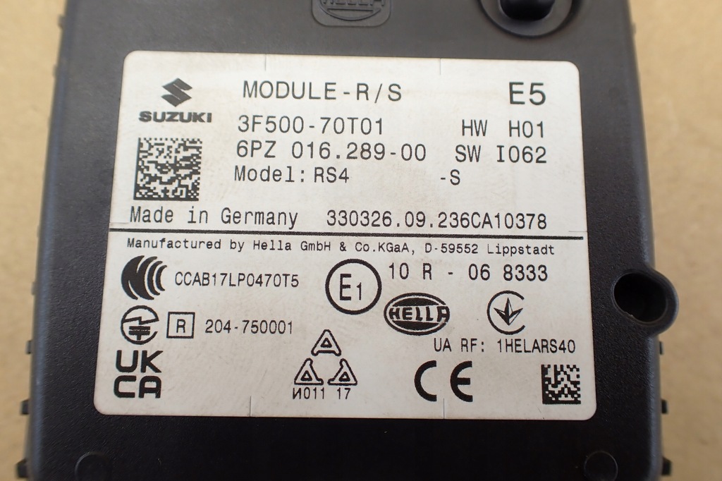 фото №4, Suzuki swift vii mk9 радар асистент поперечина руху 3f500-70t01 2024- oem