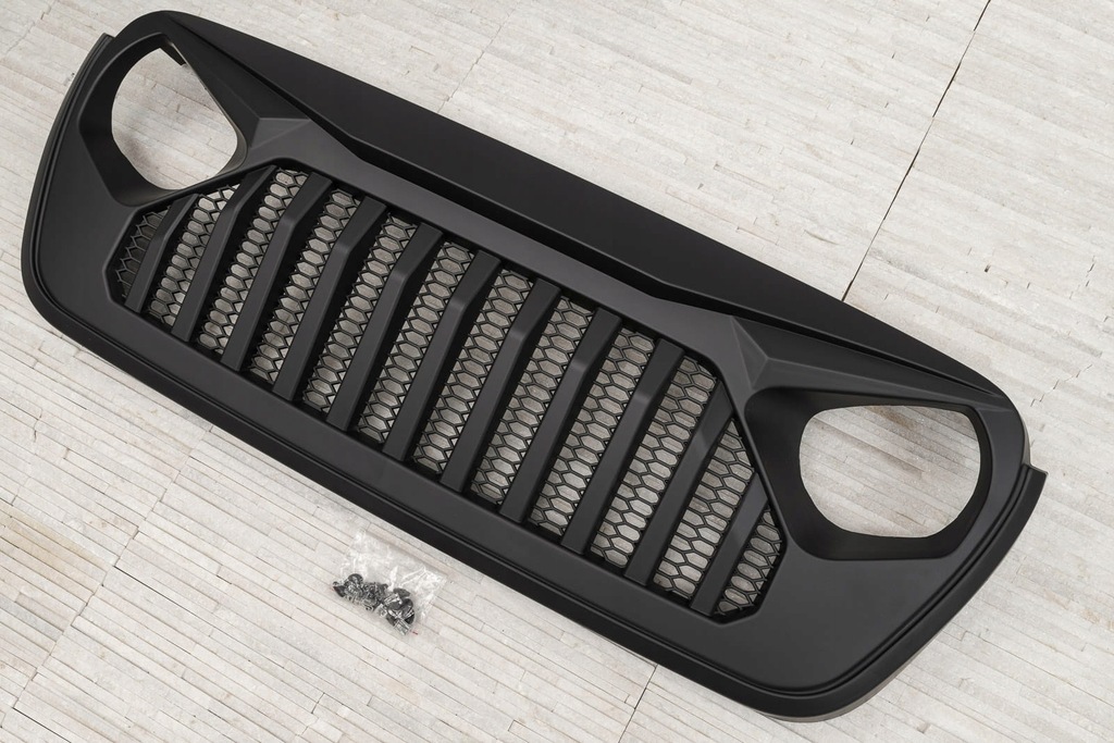 фото №6, Jeep wrangler jl 2018+ решітка радіатора передній model punisher