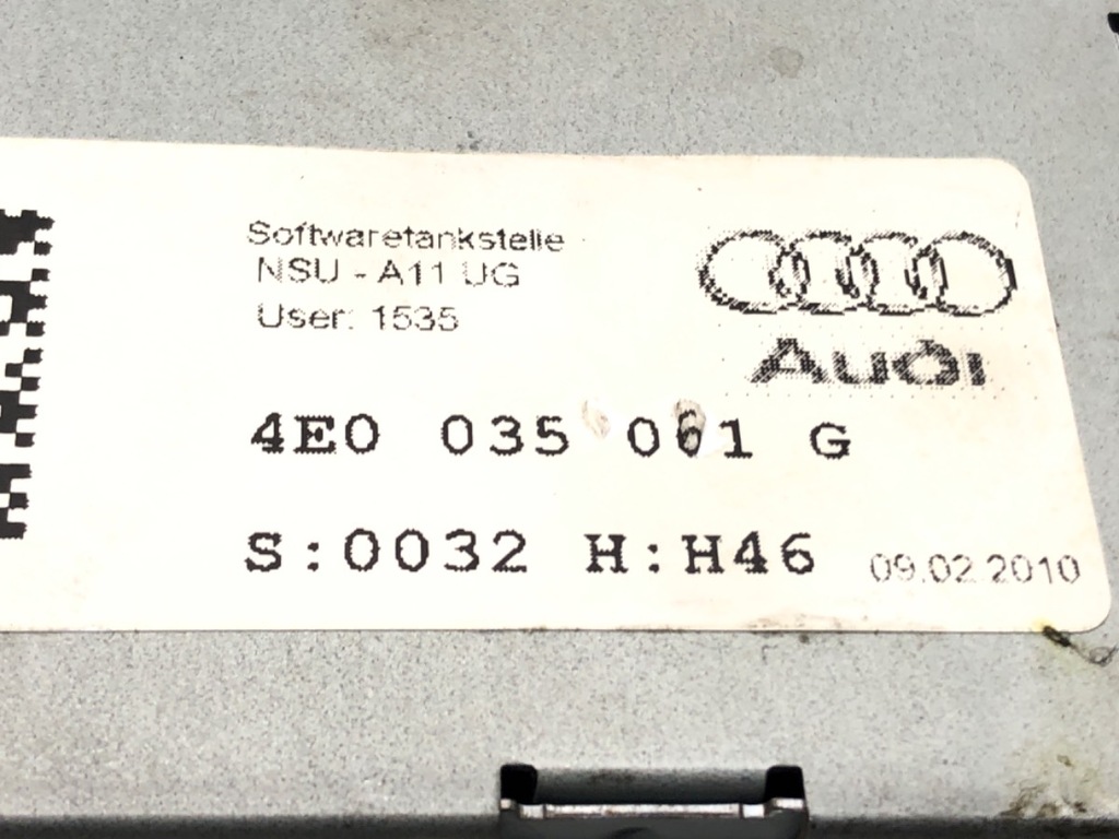 фото №5, Радіо audi a8 d4 4e0035061f 09-18 тюнер