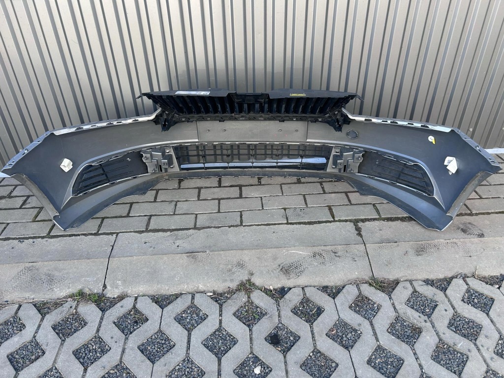 фото №9, Skoda fabia iii бампер перед передній lf8h kompletny решітка радіатора 14-17