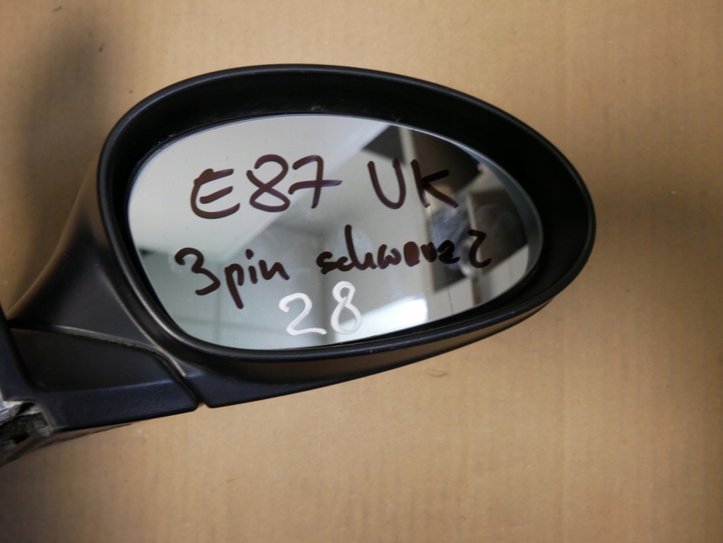 Купить Bmw e87 зеркало правое 3pin uk rhd schwarz ii 3 pin