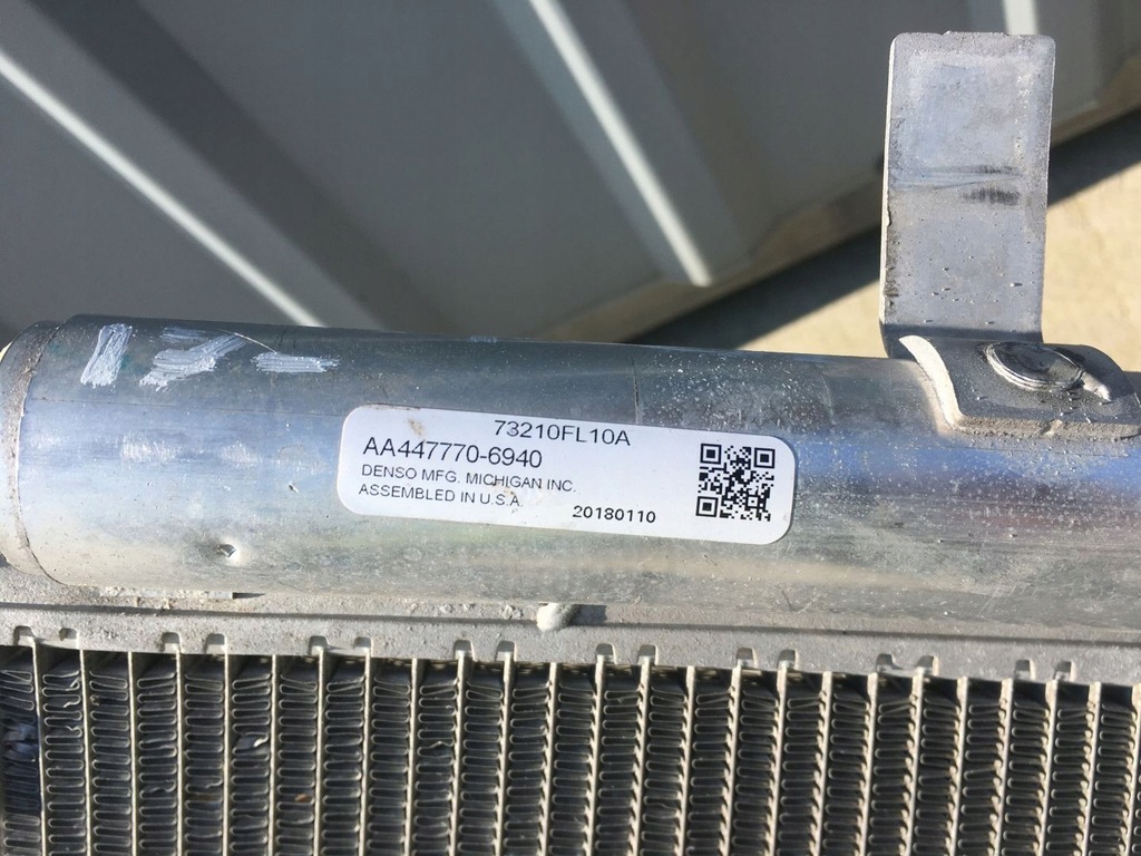 фото №5, Subaru impreza 2.0b 17- радіатор кондиціонера