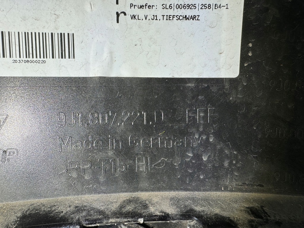 фото №6, Porsche taycan бампер передній