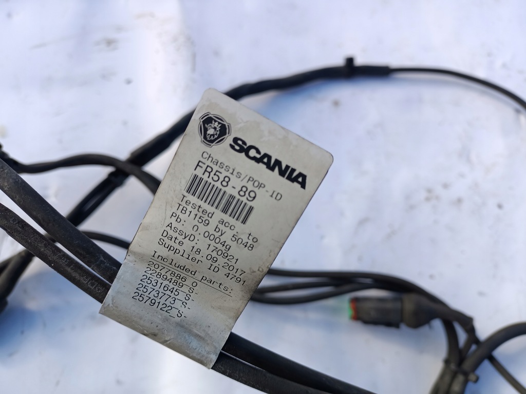 фото №4, Жгут трубопровод scania r s fr58-89