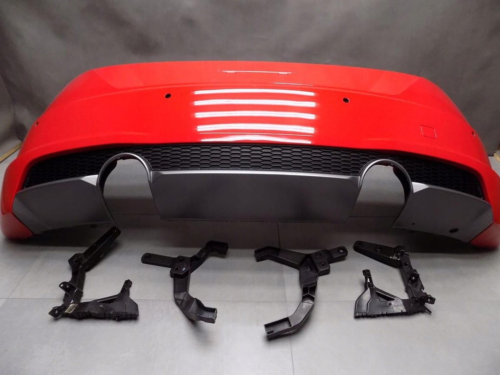 фото №6, Audi tt 8s бампер задняя s-line направляющие pdc kpl ly3u