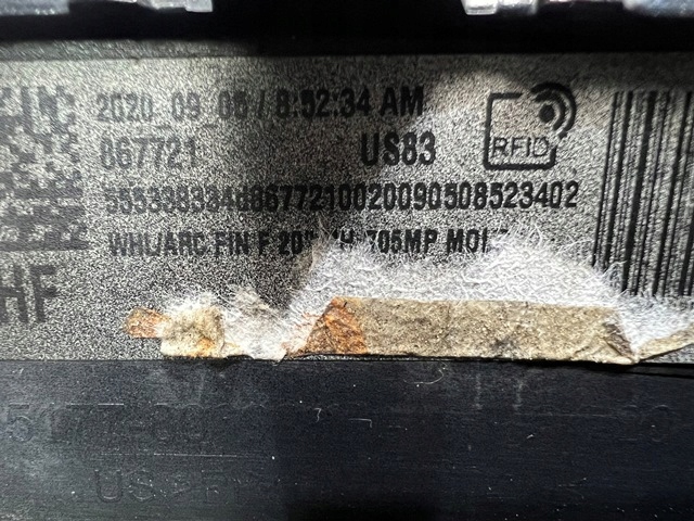 фото №6, Молдинг крила права задня bmw x5 g05 m-pakiet