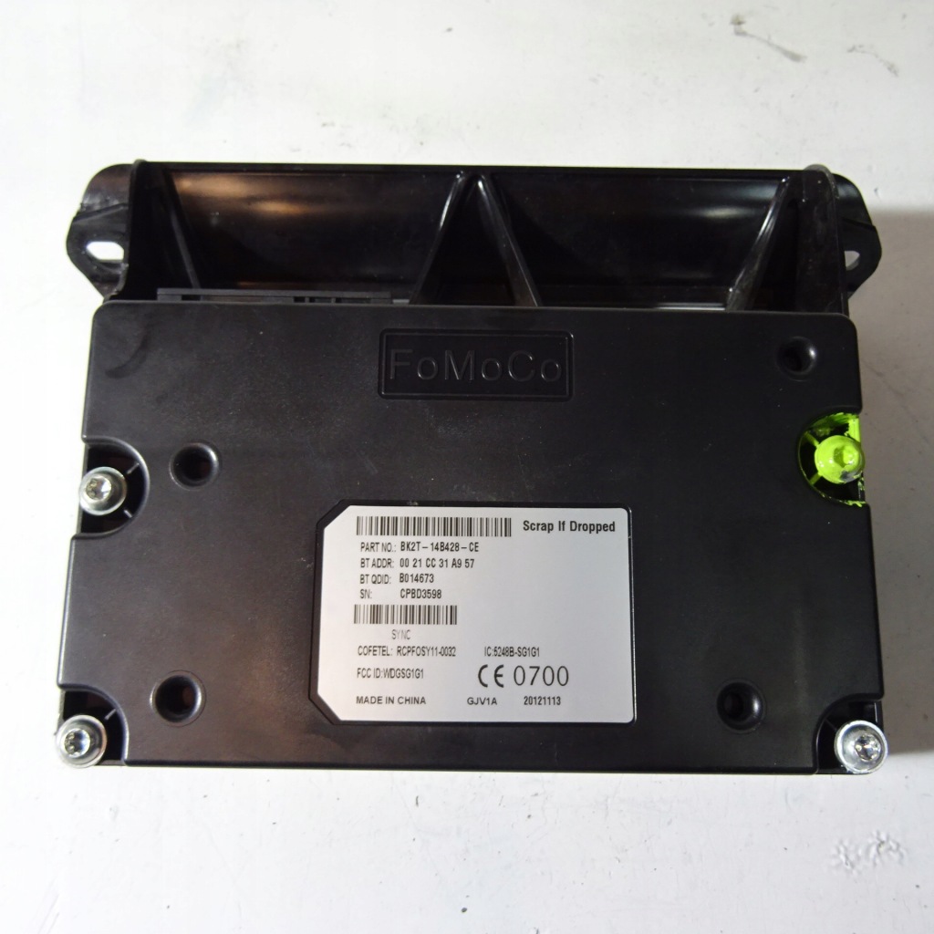 фото №1, Ford transit custom модуль bluetooth bk2t-14b428-ce