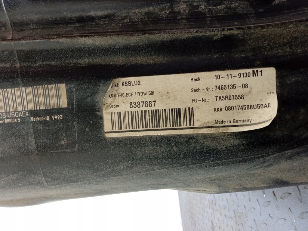 фото №5, Bmw 1 f40 1.5b бак bak пального 7465135