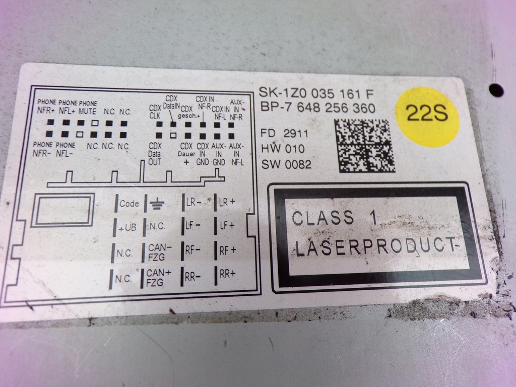 фото №3, Радио cd 1z0035161f skoda octavia ii 11r