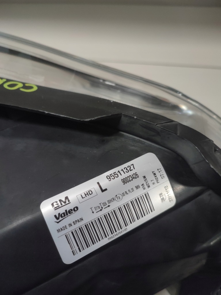 Лампа передня ліва лівий перед opel corsa d рестайлінг  звичайна європа 95511327 Зі Шроту