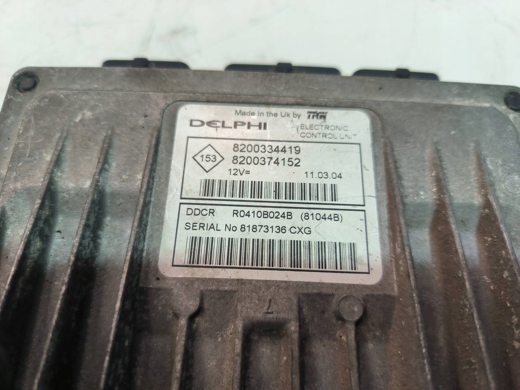 фото №4, Бортовой компьютер 8200334419 1.5 dci renault scenic ii