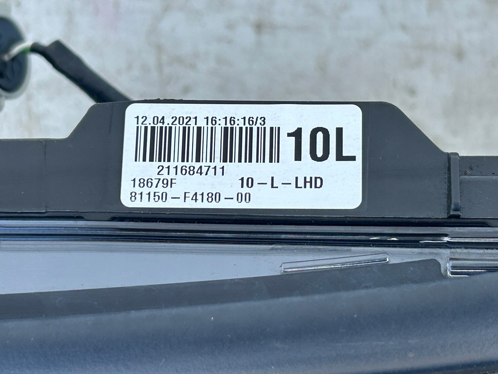 фото №11, Toyota chr ch-r лампа левая led 81150-f4180-00 оригинал europa