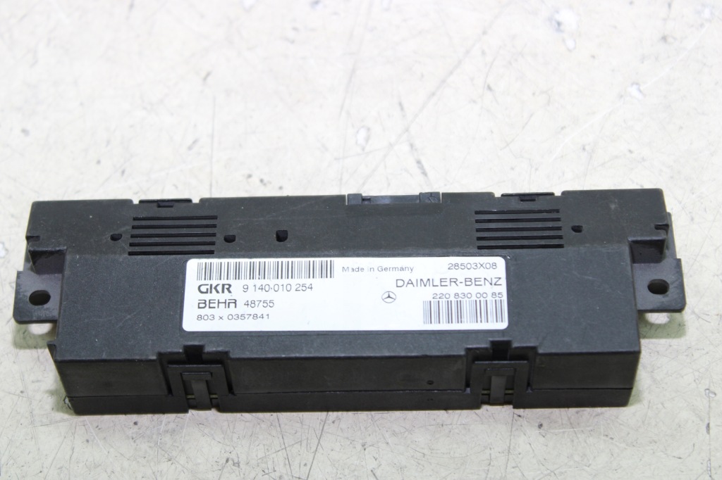 фото №1, Модуль отопителя mercedes w220 a2208300085 блок управления