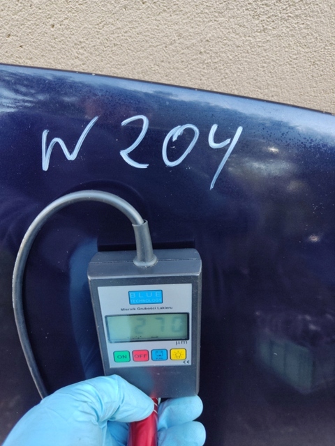 фото №7, Mercedes w204 c-klasa передняя капот перед 259u