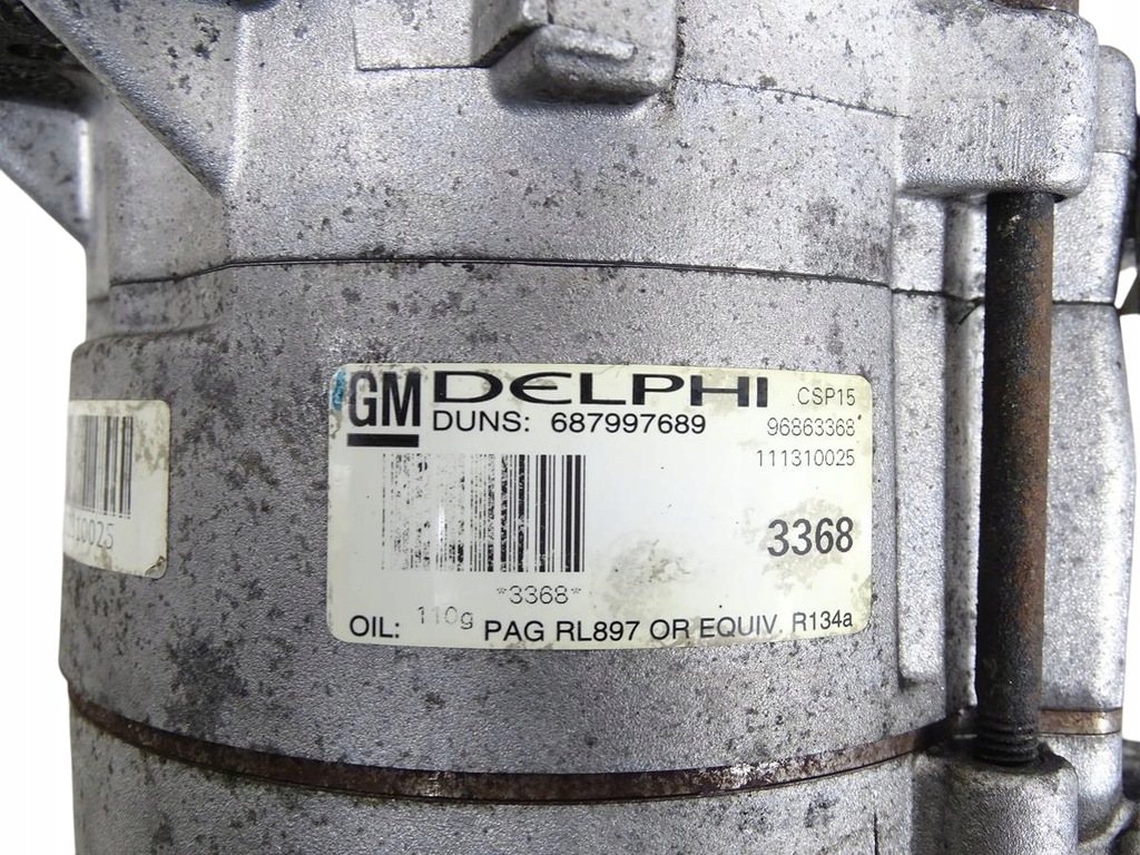 фото №8, Компрессор насос кондиционера chevrolet aveo t300 1.3d 95km 2011-2015