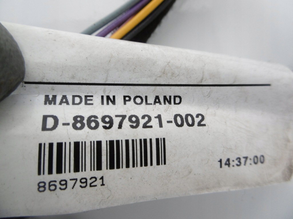 фото №8, Джгут електропроводка двері лівий задня 6 pin volvo xc90