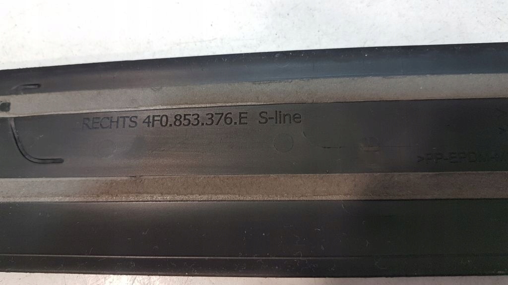 фото №8, Молдинг порог audi a6 c6 s-line правая задняя 4f0