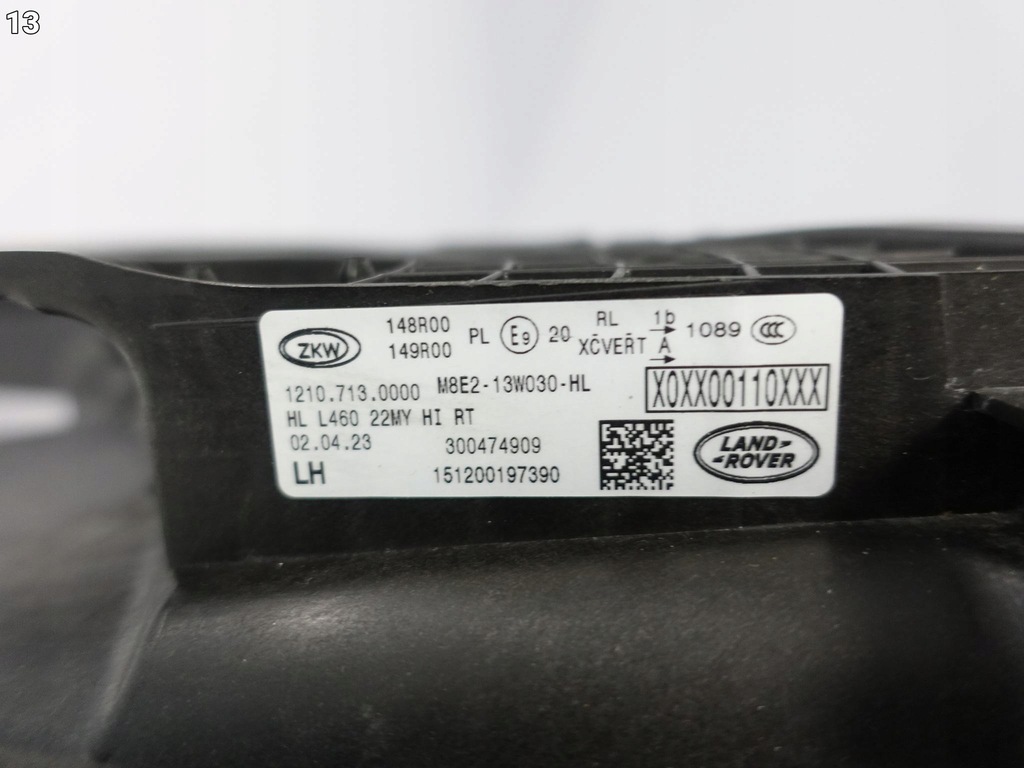 фото №14, Land rover range rover l460 v 22- лампа full led левая перед europa