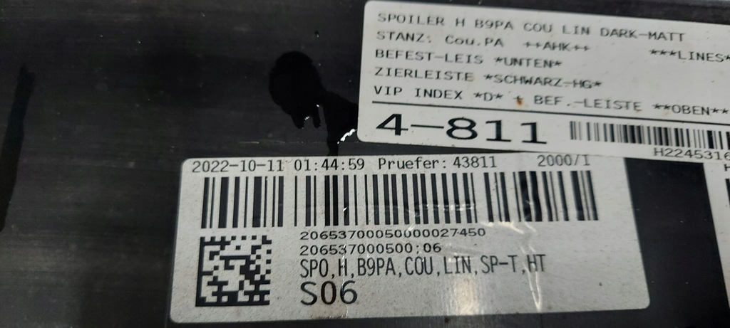 фото №14, Audi a5 8w6 s5 s-line lift бампер задній задня спойлер хром