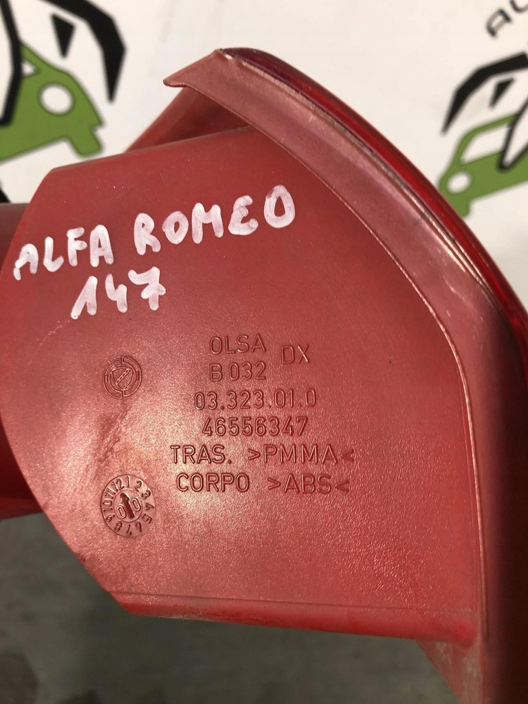 фото №3, Alfa romeo 147 лампа задня права w крила оригінал