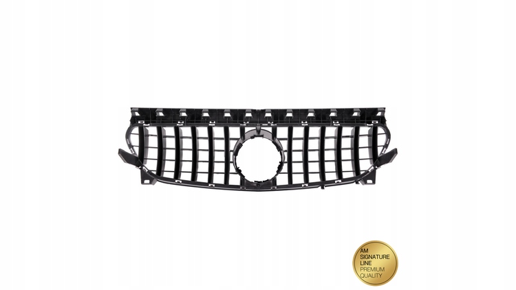 фото №9, Решітка радіатора спортивний gt gloss black mercedes cla c117, x117 facelift 2016-2018
