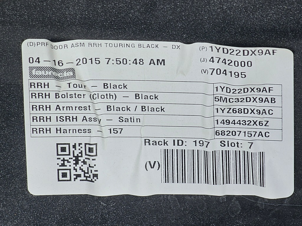 фото №12, Chrysler 200 15- обшивка дверь левый правый перед задняя usa