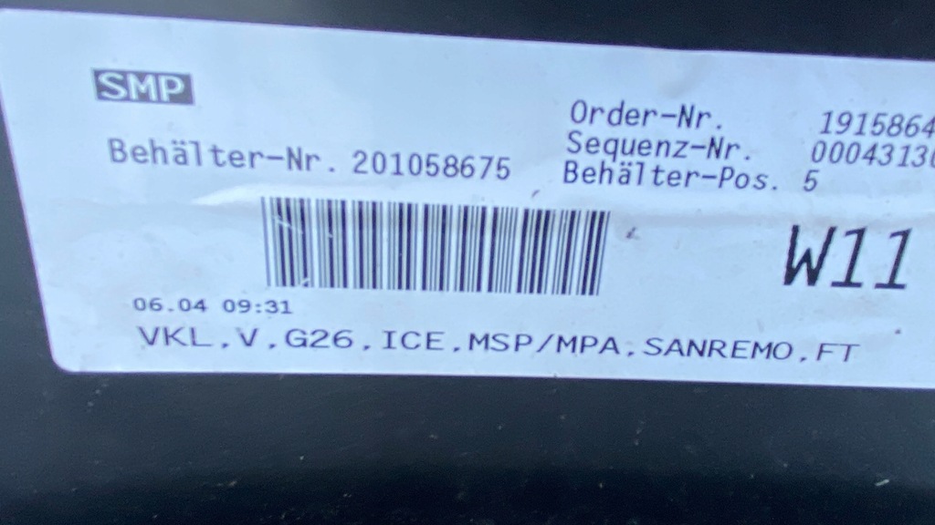 фото №9, Бампер перед передній bmw 4 g26 m набір c4e