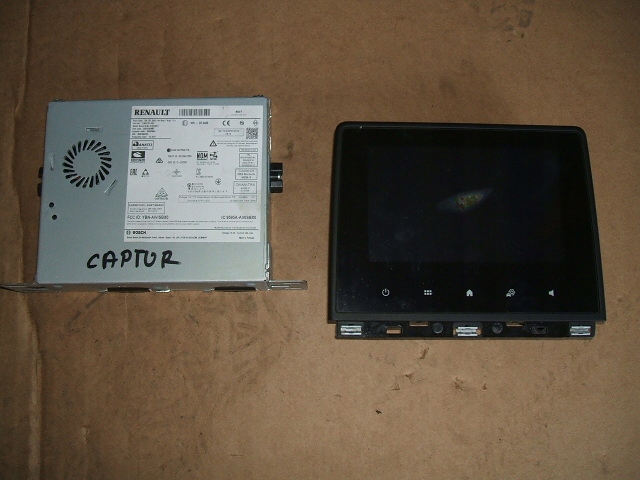 фото №1, Renault captur ii 2 clio v радіо навігація дисплей bluethoot