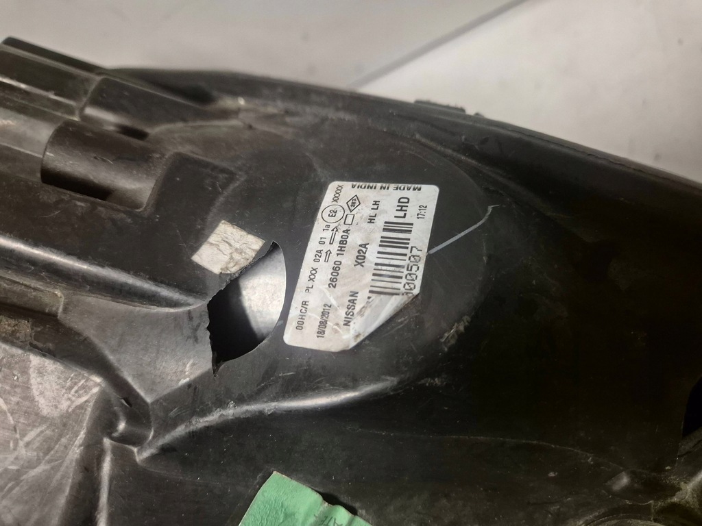 фото №12, Лампа перед левая 26060-1hb0a nissan micra k13 10-