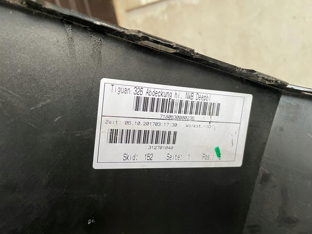 фото №8, Vw tiguan ii 16-18 бампер задняя задний pdc