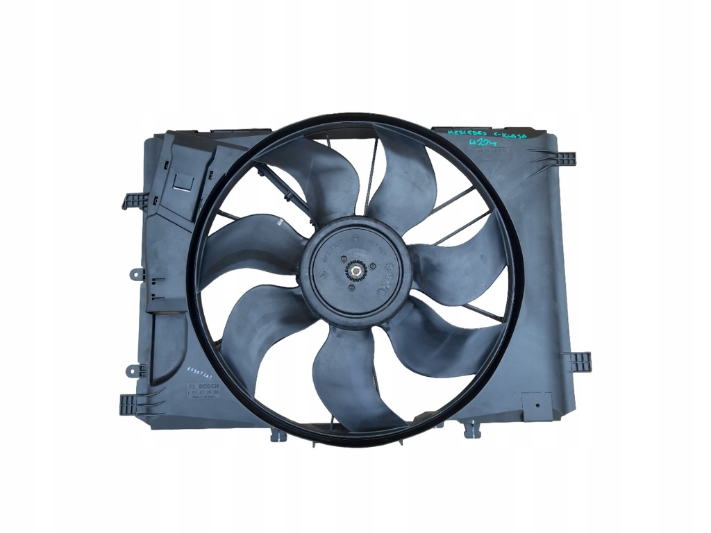 фото №1, Mercedes c-klasa w204 вентилятор радіатора