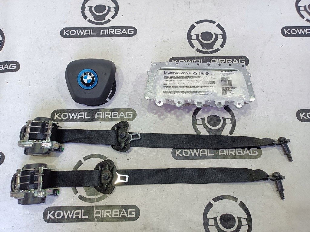 фото №5, Bmw i8 панель приладів консоль подушка безпеки подушки безпеки ремені оригінал демонтаж