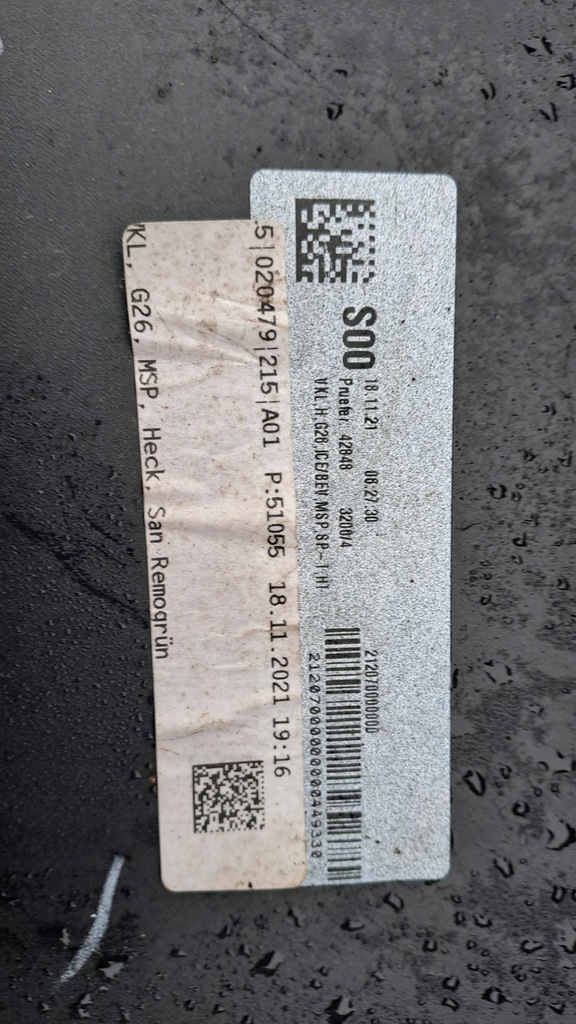 фото №7, Bmw 4 g26 m набор бампер задняя