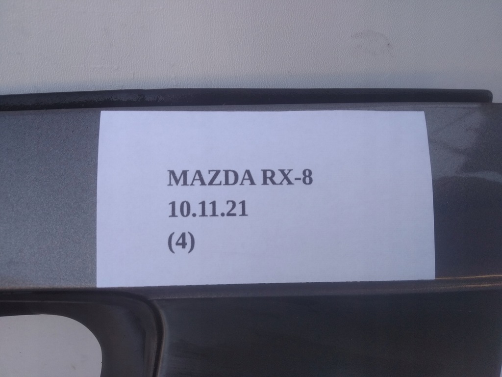 фото №3, Молдинг дверь боковая левый перед mazda rx8 rx-8