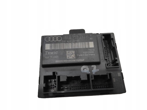 фото №1, Audi q7 4l 05- модуль блок керування двері правий перед 4l0959792b
