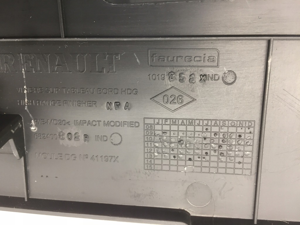 фото №4, Renault scenic iii корпус захист рамка спідометра