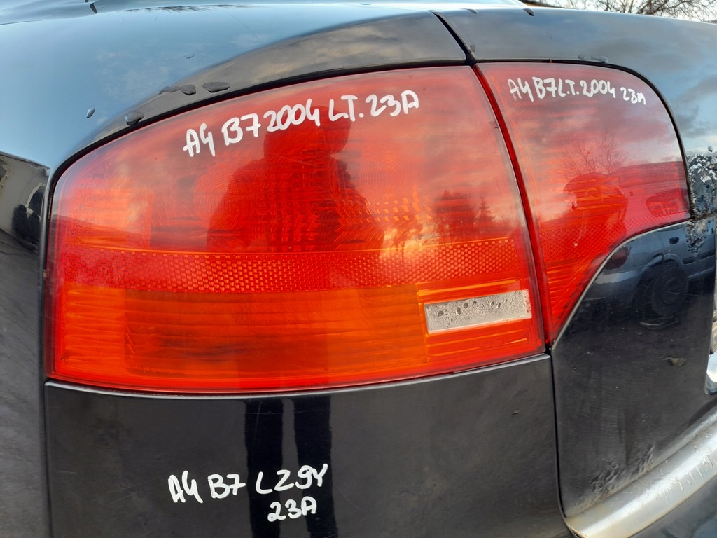 фото №8, Audi a4 b7 лампа левый задняя левая задняя крыло sedan