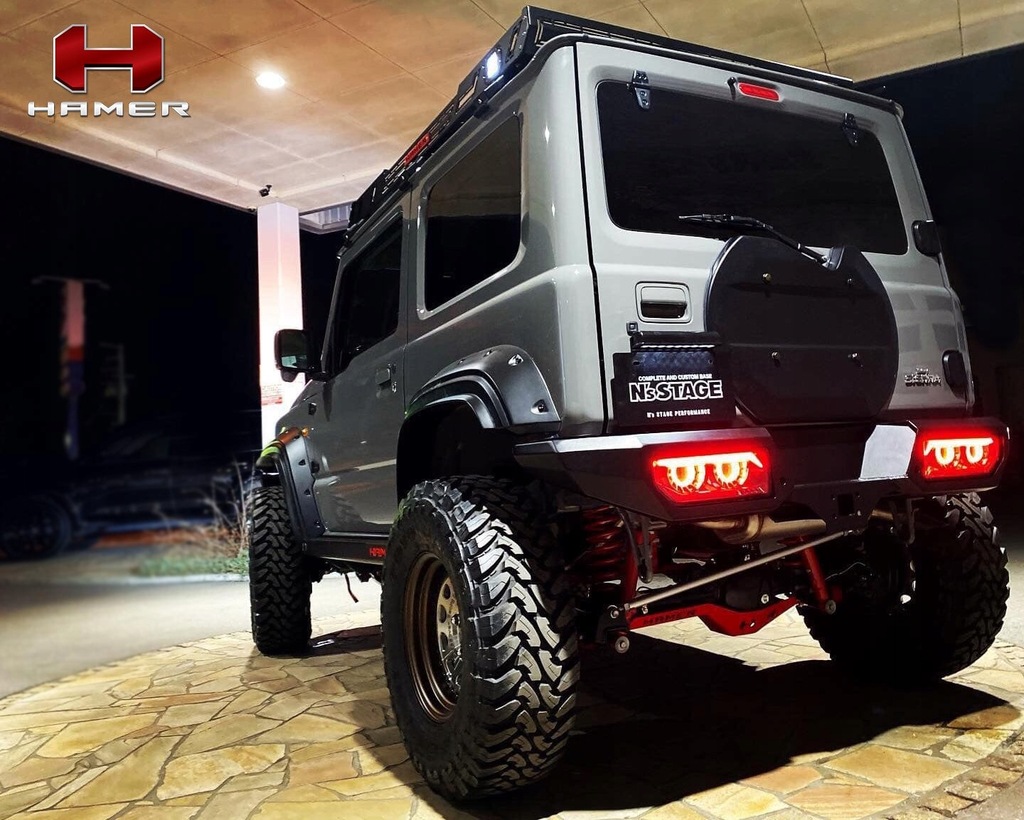 фото №11, Бампер задний стальной offroad hamer suzuki jimny jb74 2018-