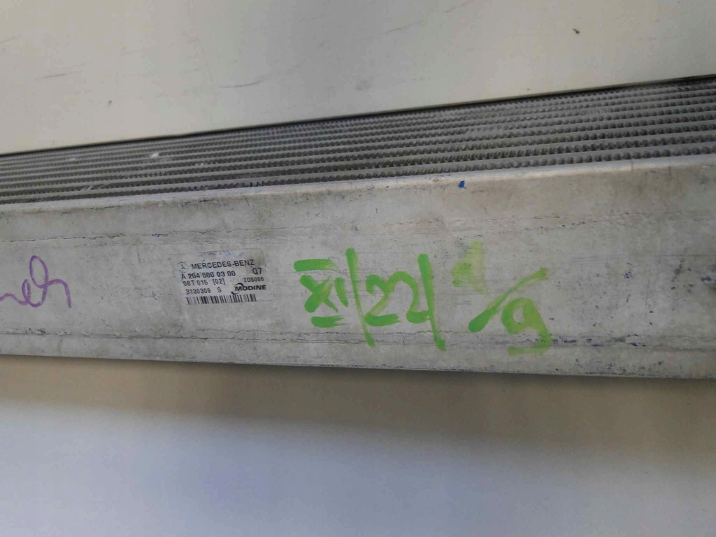 фото №8, Mercedes glk x204 204 радіатор інтеркулер 646