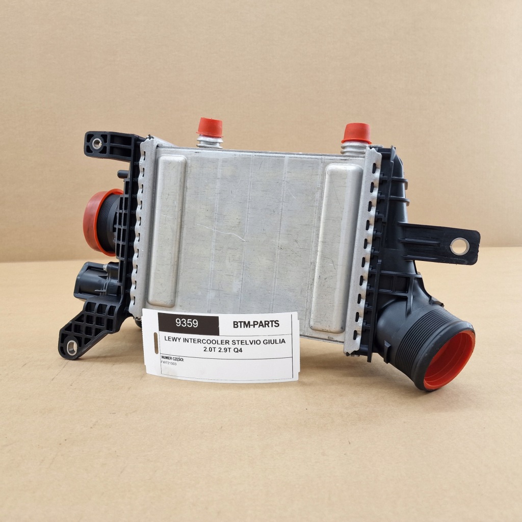 фото №1, Левый интеркулер stelvio giulia 2.0t q4 veloce 2.9t gta quadrifoglio