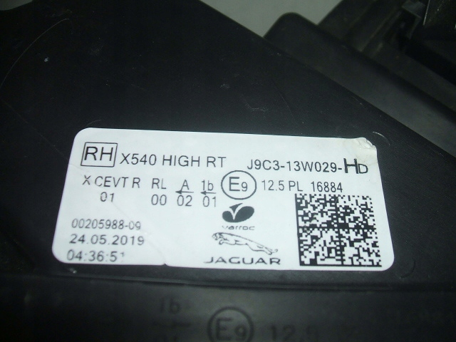 Jaguar e-pace x540 фара правый  full led high rt Недорого