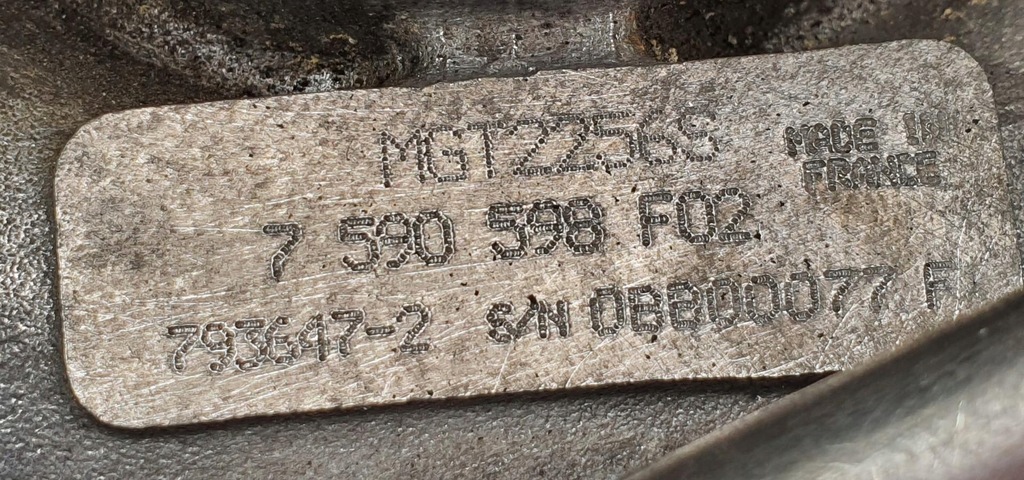 фото №7, Турбонагнетатель турбина bmw x6 e71 4.4 v8 7590598