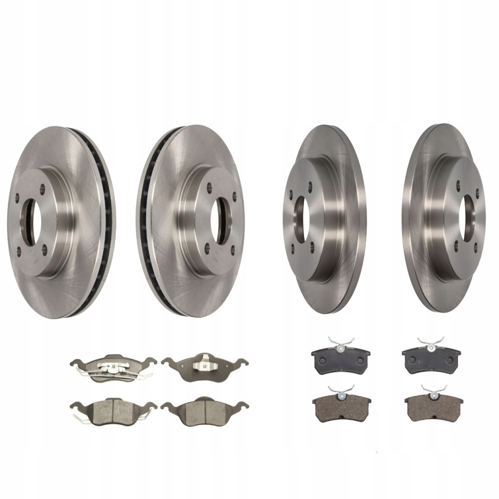 фото №1, Гальмівні диски гальмівні + гальмівні колодки перед + задня do ford focus i mk1 1998-2005