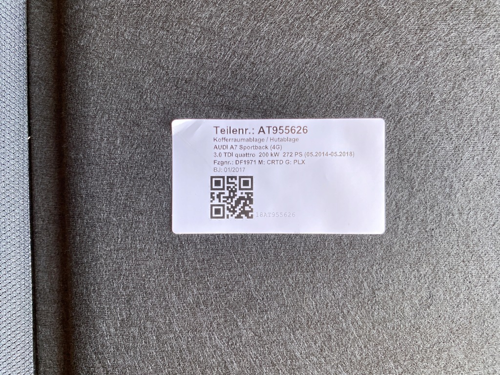 фото №10, Audi a7 4g s-line комплектная полка багажника dwie запчасти 38 km