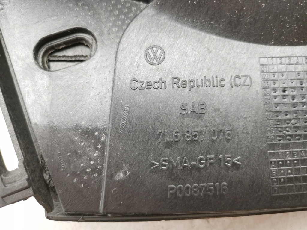 фото №7, Консоль панель приладів приладова панель приладів vw touareg 7l6857003ap новий оригінальний