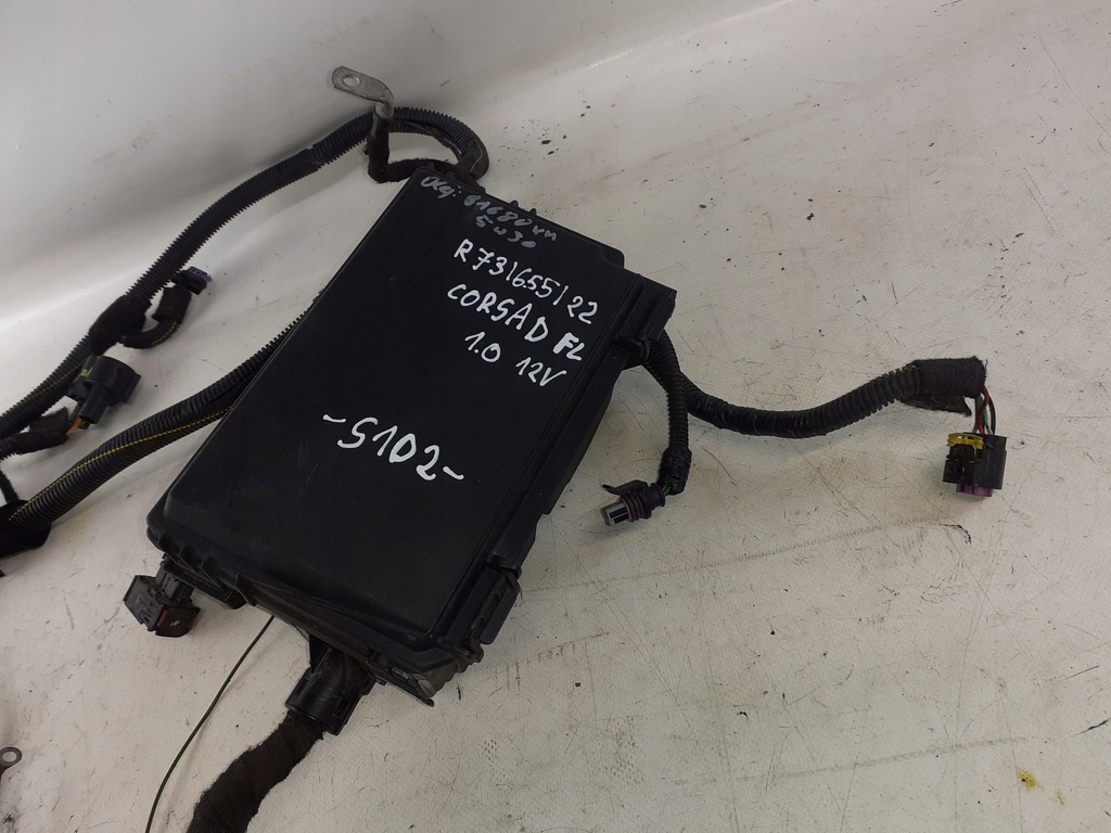 фото №7, Opel corsa d 1.0 12v электропроводка двигателя