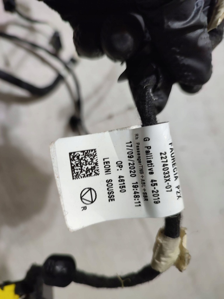 фото №5, Peugeot 2008 ii 2020 перед сторона права джгут трубопровід сидіння