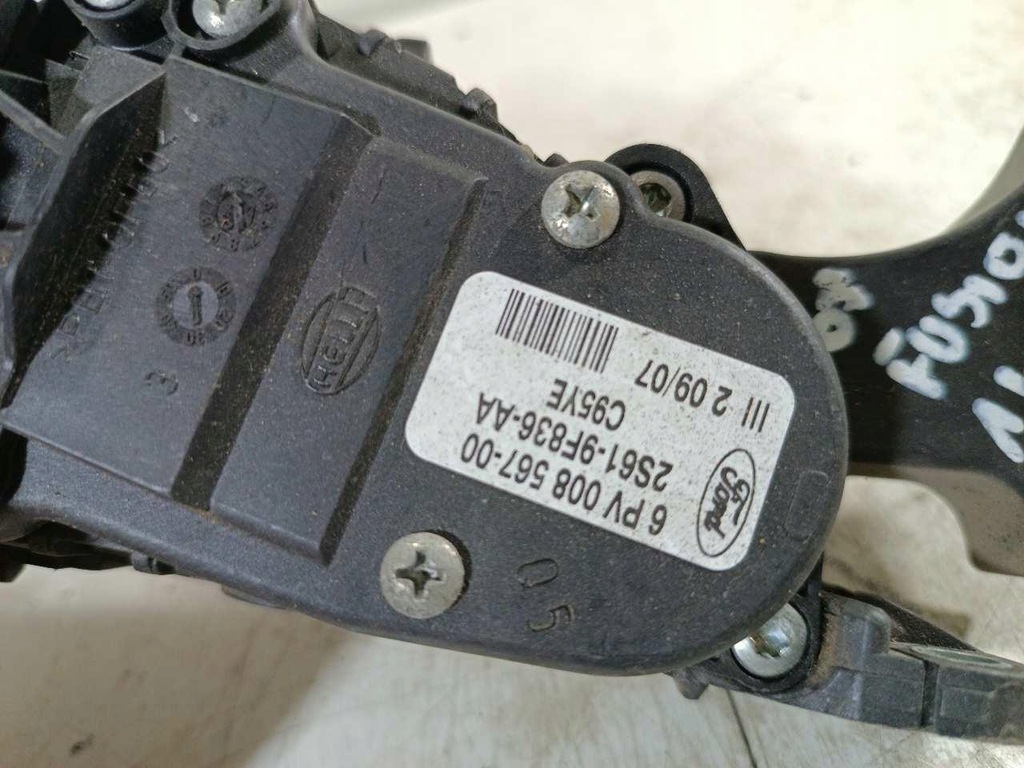 фото №6, Педаль газа потенциометр ford fusion 1.4 2s61-9f836-aa
