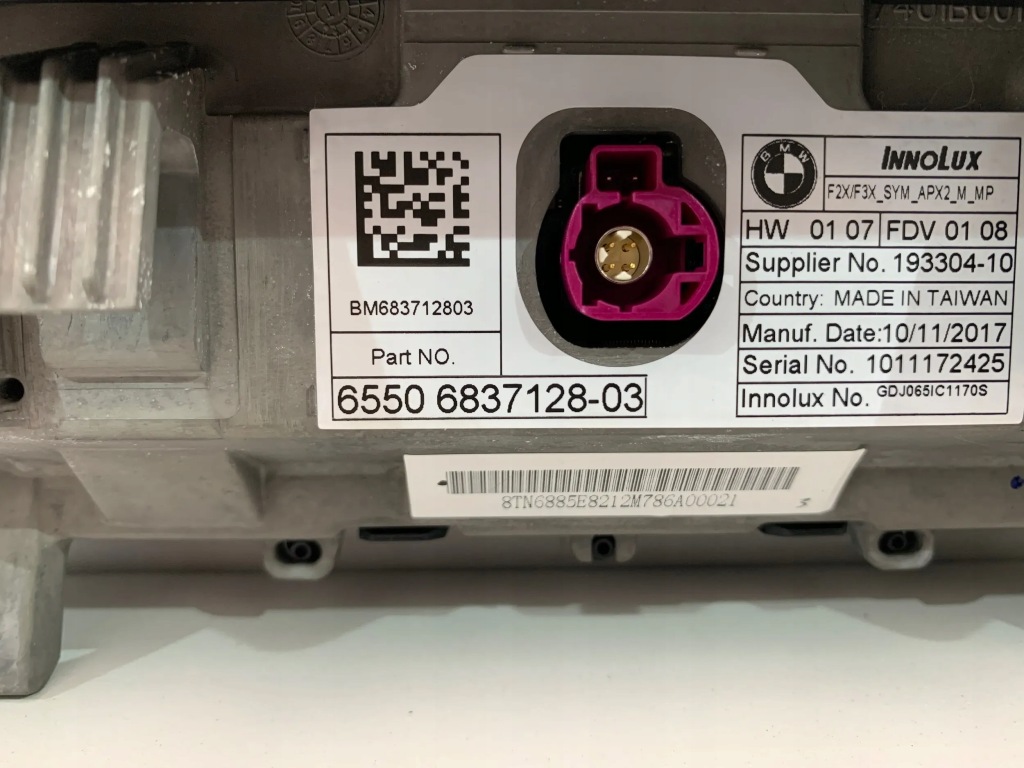 Bmw f20 f22 f30 f32 экран монитор навигации 6837128 в Украине