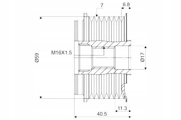 Шкив генератора nissan valeo Цена